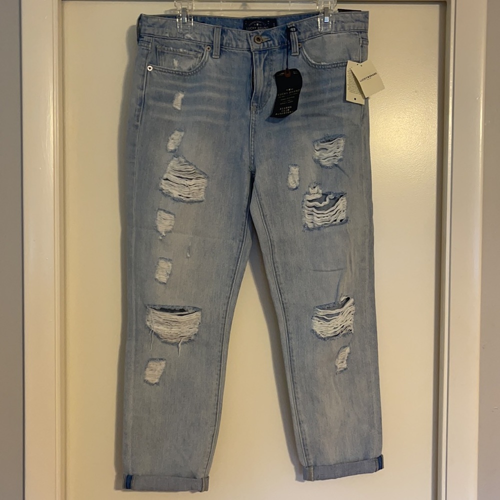 BNWT Lucky brand size 8 (29) slim boyfriend jeans